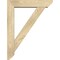 Ekena Millwork Traditional Slat Rough Sawn Bracket w/ Offset Brace, Douglas Fir, 6"W x 26"D x 34"H BKT0604X26X34TRA06RDF - alternate 2